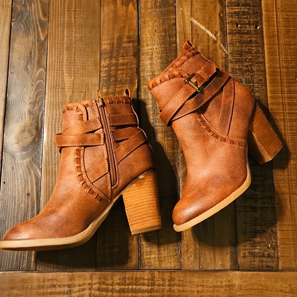 hot rated Shoes - Women's 7.5 Brown High Heel Ankle Boot